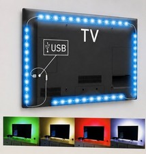 2ft USB Powered LED Light Strips TV Backlight Ambient Light with Remote Control