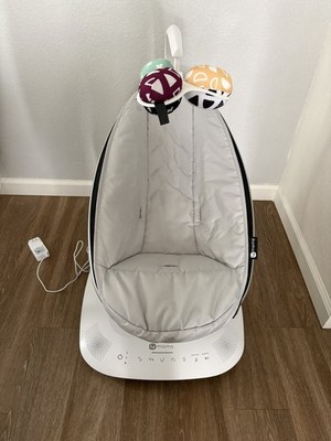 4moms MamaRoo Multi-Motion Baby Swing, Bluetooth With 5 Motions Gray