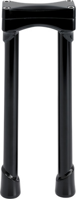BILTWELL Murdock O/S Risers - 12'' - Black 6413-201-12