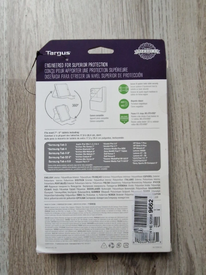 Targus PRO-TEK Tabletschützhülle 7"-8" - Bild 2 von 2