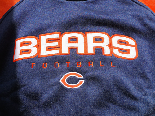 Reebok NFL Chicago Bears Football Crew Neck Pullover Sweatshirt Men’s Size M - Picture 3 of 7