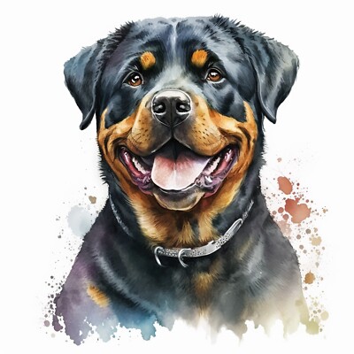 XXL 18x18 cm car sticker Rottweiler sticker