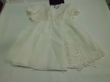 Versace Young Vestito  Seta  Battesimo  Bimba  Size 18 mesi Nuovo 