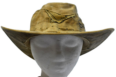 Afro Blonde Bucket Hat Sand Recycled Truck Canvas Australian Outback Adult XL