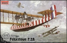 Roden Models 1/72 FELIXSTOWE F.2A British WWI Flying Boat with Upper Wing Gunner