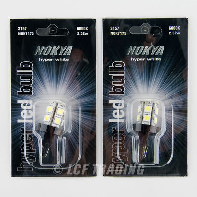 Nokya 3157 LED Bulb 6000K Hyper White NOK7175 Quantity=2pc