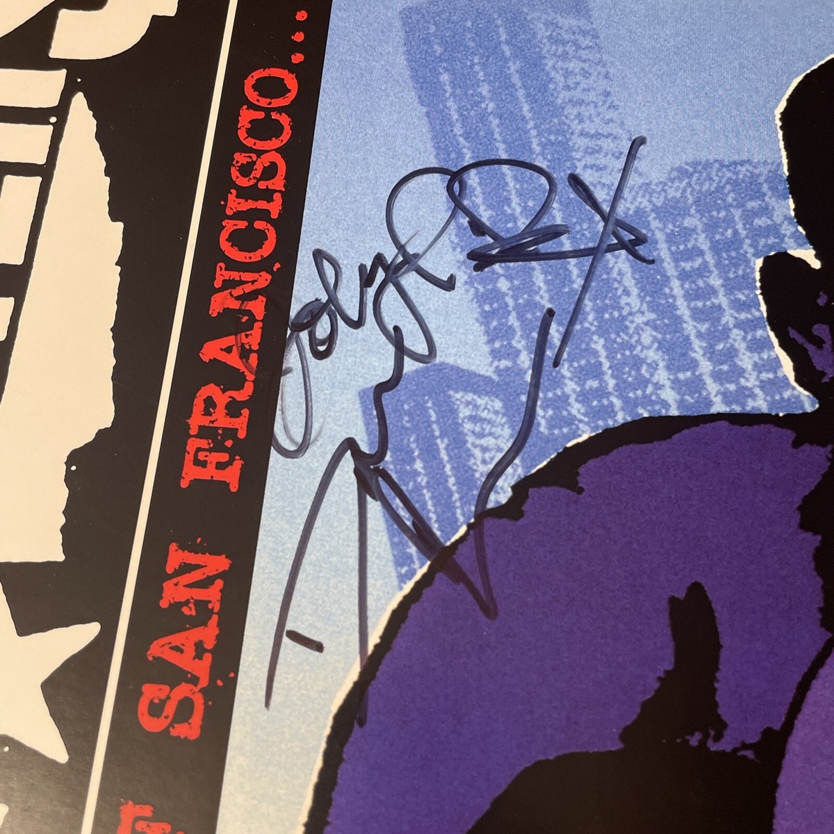 Swingin Utters Streets Record Signed by Johnny “Pee Bux