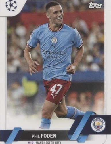 2017-18 Panini WCCF Extra #47 Phil Foden RC Rookie Manchester City