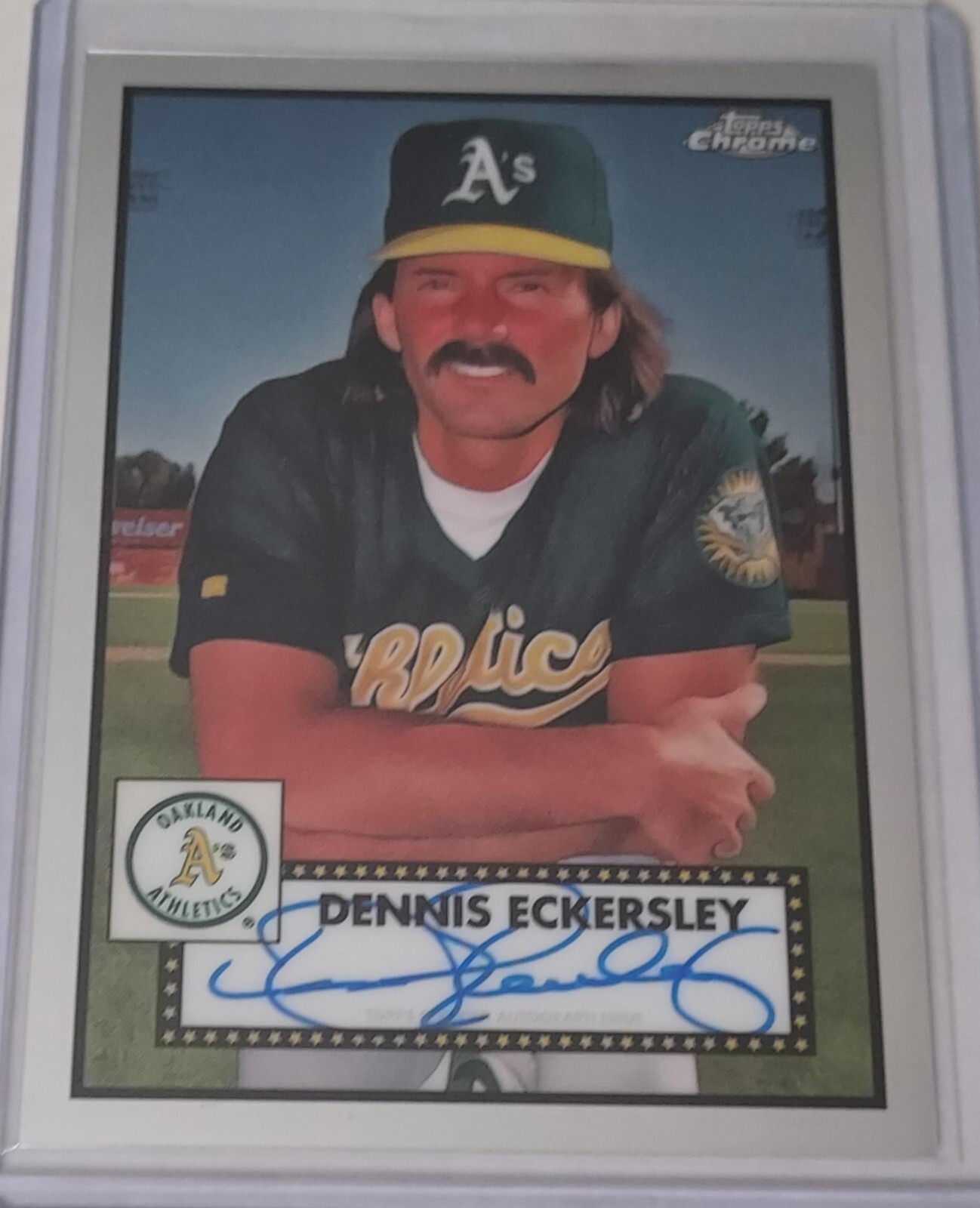 Dennis Eckersley 2021 Topps Chrome Platinum Anniversary Autograph SP
