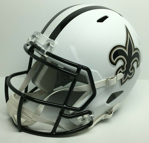 Drew Brees Signed F/S Flat White Saints Helmet "NFL All Time Passing Leader" BAS - Picture 8 of 10
