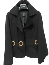 women black embelished  DM jacket size M 