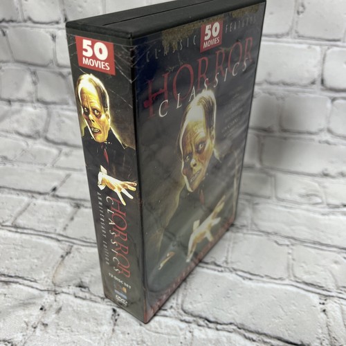 Horror Classics Anniversary Edition 50 Movies 12 Disc DVD (Mill Creek Ent, 2009) - Picture 2 of 6