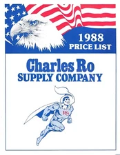 Charles Ro Supply Company 1988 Price List -- Shipping Included