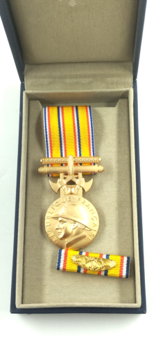K10A) (A76) Médaille moderne en boite des sapeurs pompiers FRENCH medal - Photo 1/3