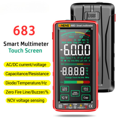 Smart Multimeter High-end Touch Wiederaufladbare Multitester Spannung Tester