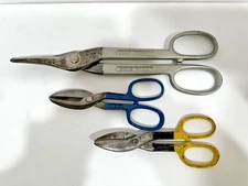 LOT OF 3 VINTAGE TIN SNIPS