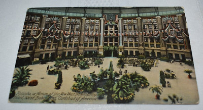 Rotunda or Atrium of the New West Baden Springs Hotel Indiana Postcard