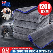 1200GSM Microfibre Car Drying Towel Cleaning Cloth Microfiber Dish Glass 40x40CM