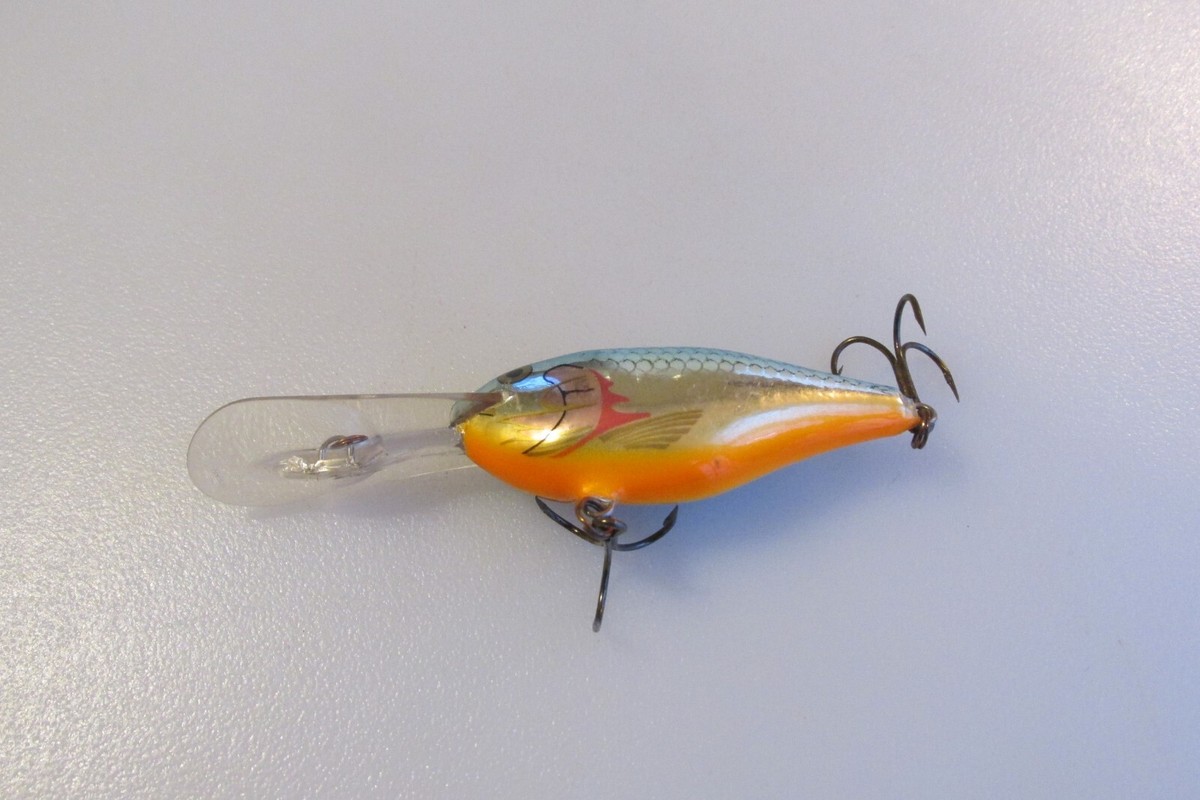 Leurre Vintage Rapala Risto Rap 7 (RR-7) Bois 2,75 Pouces - Fabrication Irlande - Pêche