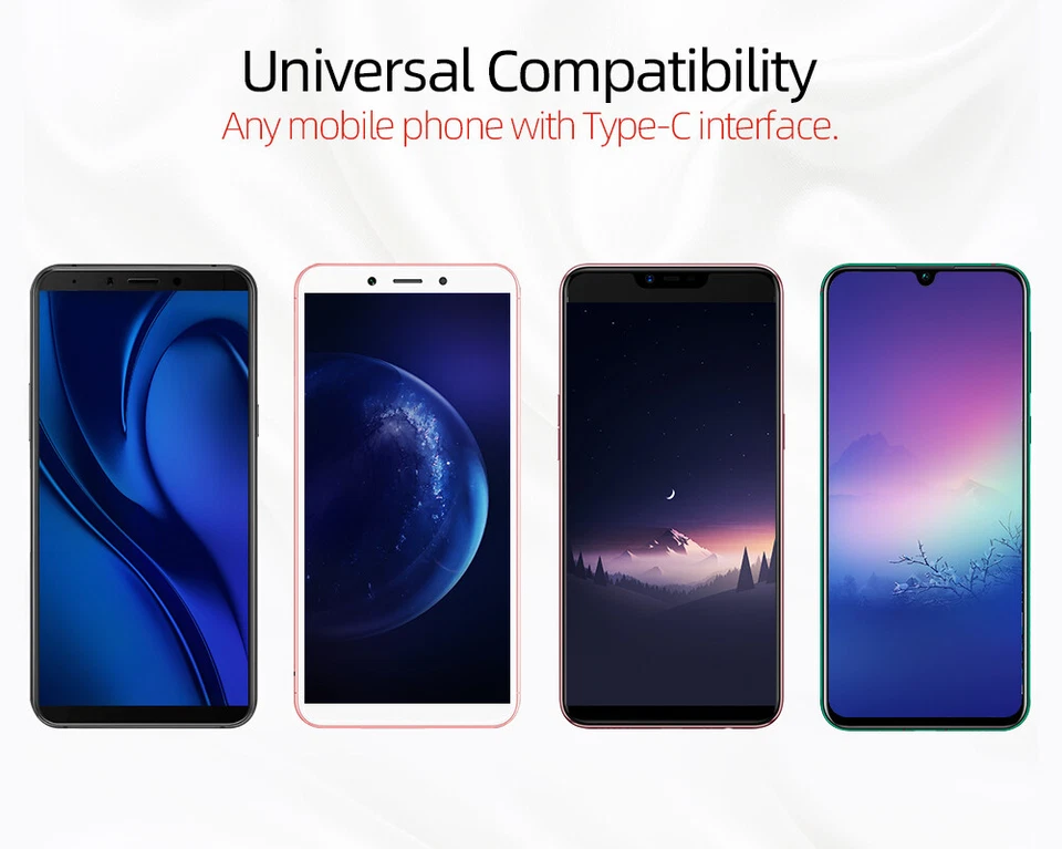 Type C USB Fast Charging Data Sync Cable Lead 5A Charging Cord Rapid Charger 1M - Image 4 of 4