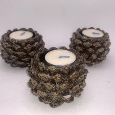 Rustic Pinecone Tealights