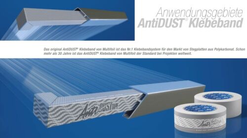 AntiDust Tape Klebeband AD3528 Abdichtband mit Filter für Stegplatten Hohlkammer - Bild 4 von 4