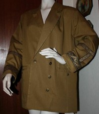 Jacke Blazer ORIGINAL 80-er Jahre Jacket Bordüre Herbst Damen  40 Stil Vintage ⭐