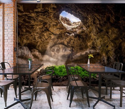 3D Cave Sunshine E883 Wallpaper Mural Paper Wall Print Indoor Murals CA Honey