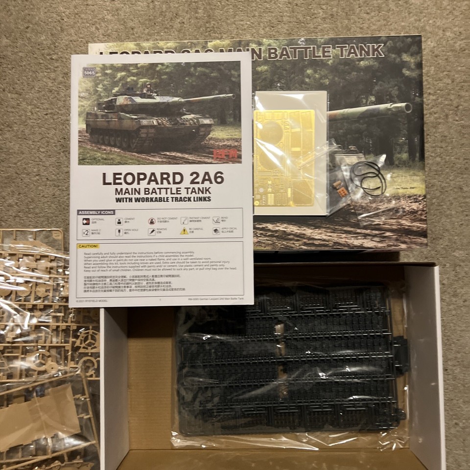 Ryefield Model 1/35 Leopard 2A6 Main Battle Tank RFM Kit 5065 | eBay UK