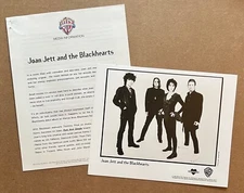 Joan Jett And The Blackhearts – Pure And Simple RARE promo press kit ’94