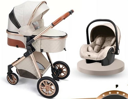 Luxury 3 in 1 Eggshell White Folding 