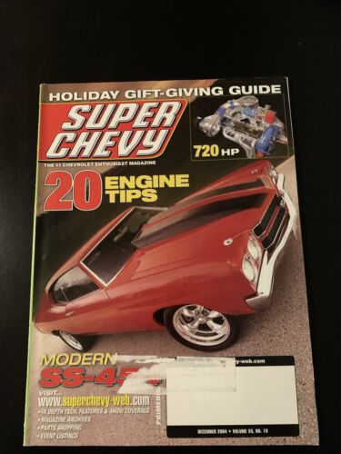 Super Chevy Magazine -December 2004 -Another Rare Hard To Find - Picture 1 of 5