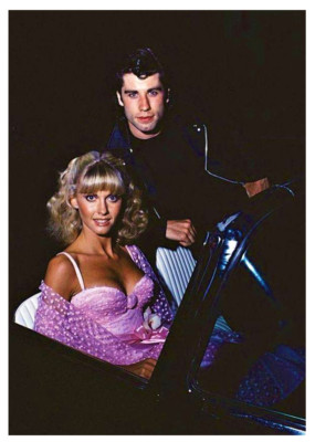 GREASE - OLIVIA NEWTON JOHN - JOHN TRAVOLTA - 5''X7'' PHOTOGRAPH