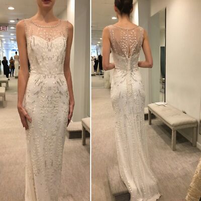 VESTITO, ABITO DA SPOSA JENNY PACKHAM HERMIA | eBay