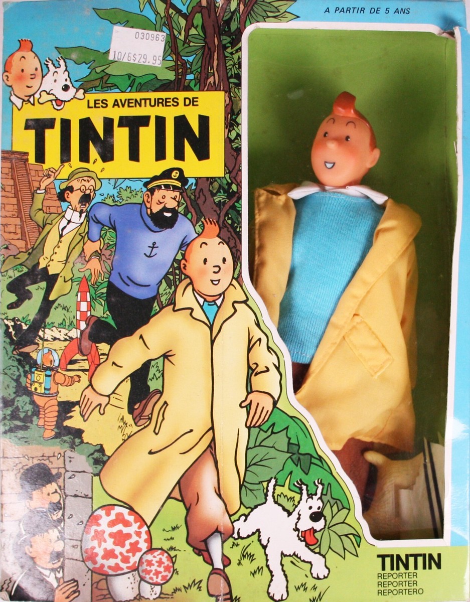 1985 Seri -TINTIN- Poupées Lot de 5 Plush Dolls New in Damaged