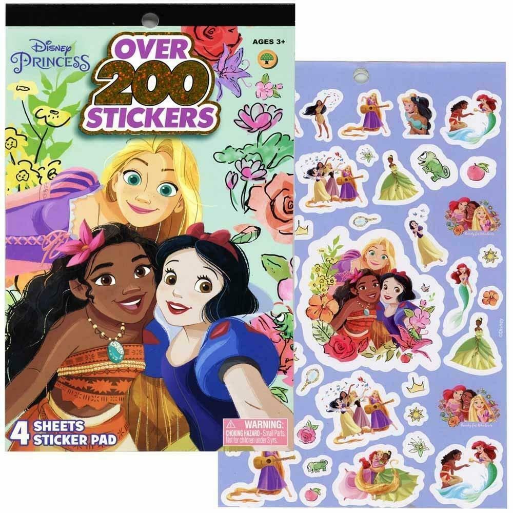 Disney Princess Sticker Book with Over 200 Stickers eBay