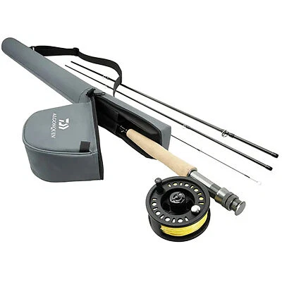 ebay marlborro fishing fly rod combo kit Martin Complete and Reel Kit, 5/6-Weight 8-Foot 3-Piece Moderate Action Fiberglass Rod, Single Action Rim Control Reel, 6-Weight Line, 6-Piece Fly Assortment, Brown/Green : Sports & Outdoors Complete saltwater fly fishing setup with 90 10WT rod Fly Fishing Combo Both Fishing