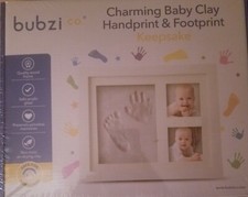Bubzi Baby Hand or Foot Print Keepsake Frame Kit - 3.5 x 5" Photo  Clay Print