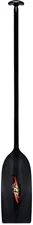 Aqua-bound Edge Carbon Whitewater Canoe Paddle 60" - 100% Carbon, Reinforced