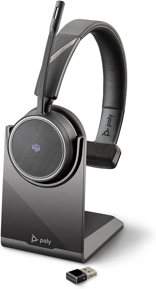 Poly Voyager 4210 UC Mono Wireless Headset, With Charging Stand, MS Teams, USB-A