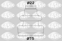 Faltenbalgsatz Antriebswelle Hinten Sasic 2933593 FÜR CitroËN Peugeot