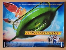 THUNDERBIRDS 2004 Bill Paxton Original UK Mini Quad Poster