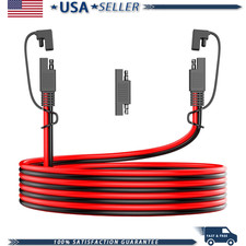 SAE Extension Cable 12AWG 10FT, SAE to SAE Wire Polarity Reverse AdaptSize: 10FT