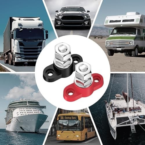 12V Battery Power Distribution Bus Bar Block