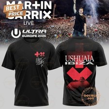 Camisa Martin Garrix World Show Ushuaia Ibiza Negra S a 5XL 3D AOP CK545