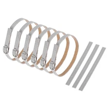 3 Pair Replacement Ankle Strap for Heels Leather Shoe Band, Suede Light Gray