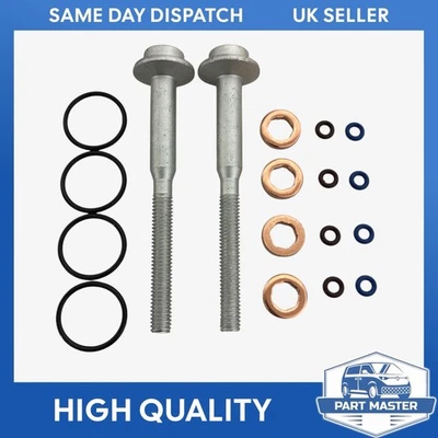 Fuel Injector Ring Washer Seals Bolts For Audi A1 A3 Seat Ibiza Leon 1.6 TDi - Image 1 of 4