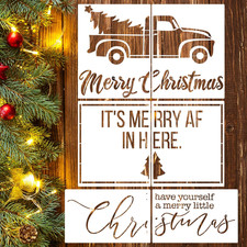 Christmas Stencils for Door Mats Large Christmas Doormat Stencils