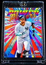 AARON JUDGE RARE REFRACTOR COLORBLAST HOLO TOPPS CHROME YANKEES CARD SSP