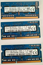 3x DDR3 Laptop RAM PC3L-12800S SO-DIMM Mixed SK Hynix 2GB 4GB 4GB 10GB Lot